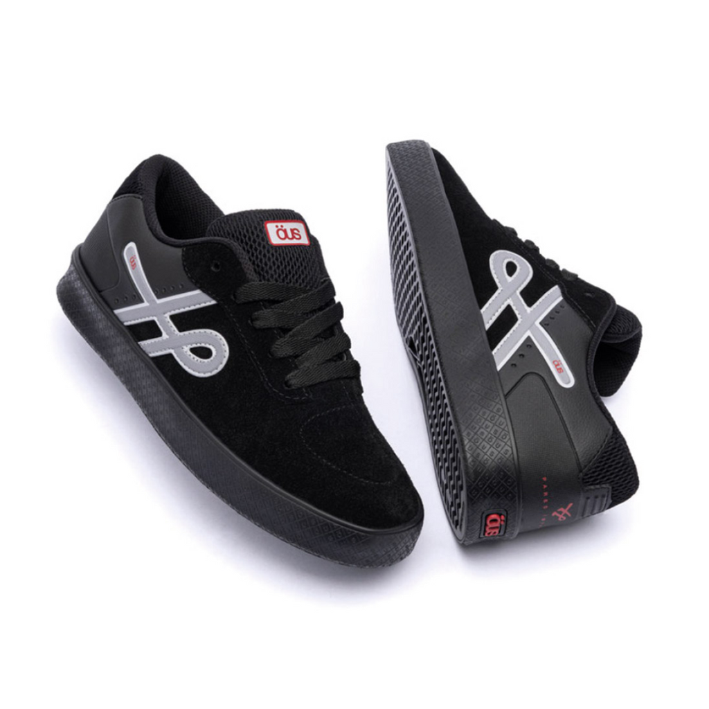 Zapatilla OUS Emergente Preto Cinza Esc Silver Essencial
