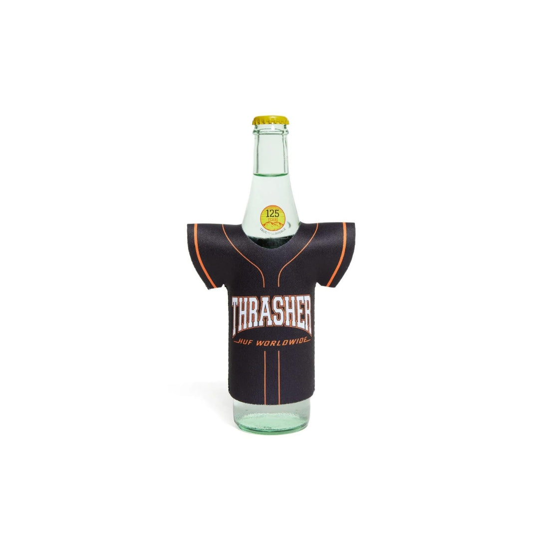 Huf x Thrasher jersey koozie