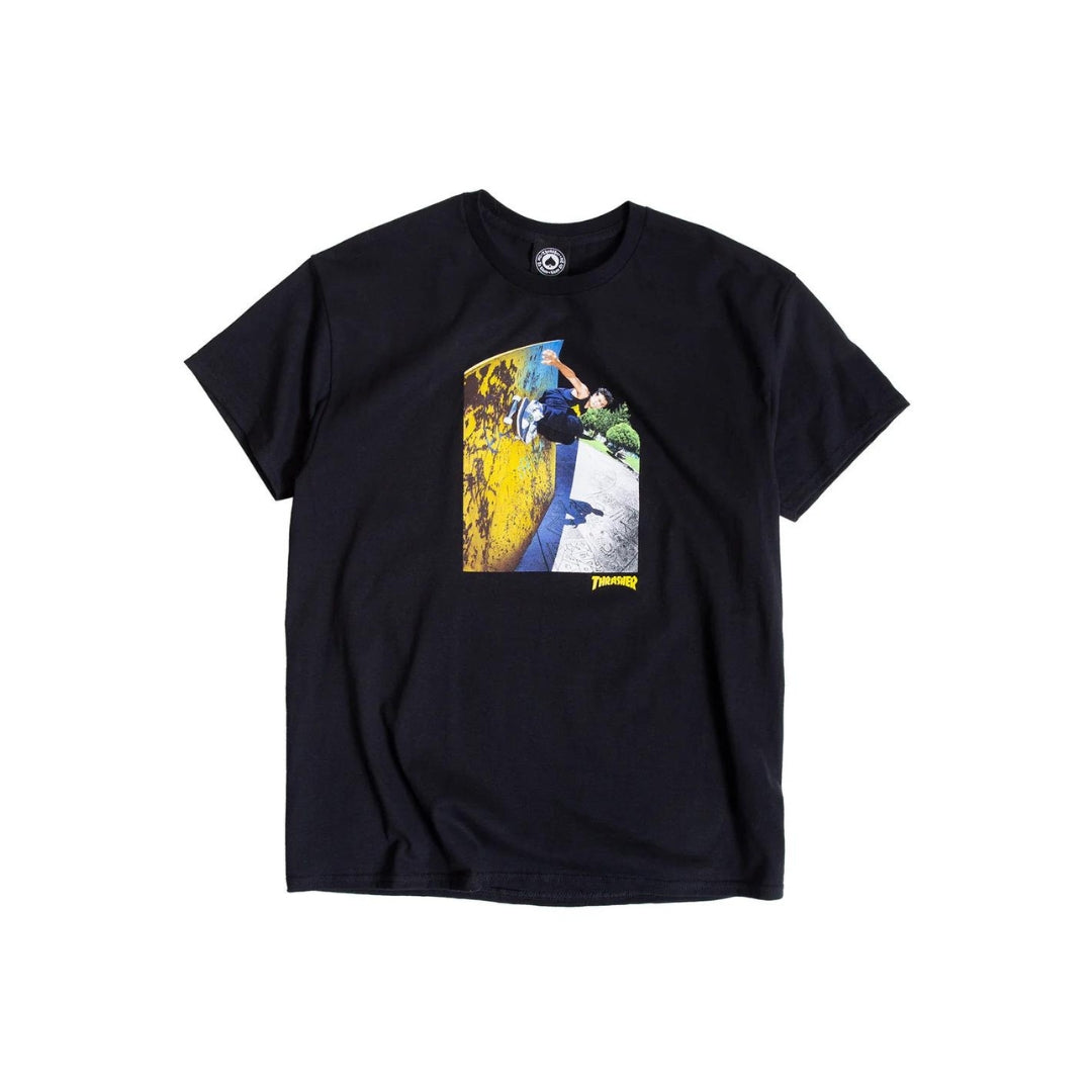 Polera  Thrasher Mic E Wallride Black - M