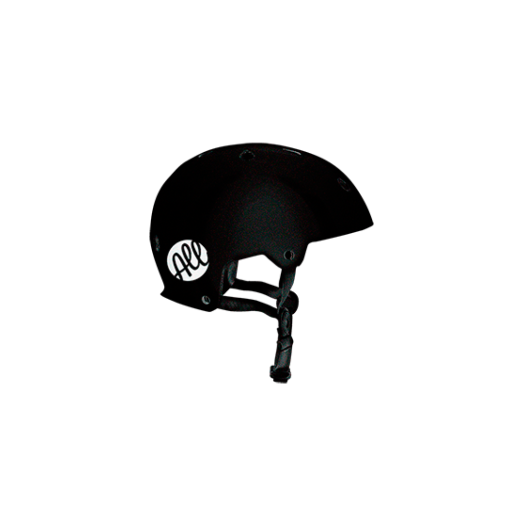 Casco All skateboards Negro