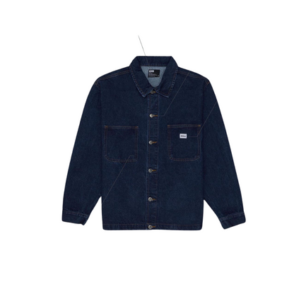 JACKET Below DENIM  DRILL BLUE