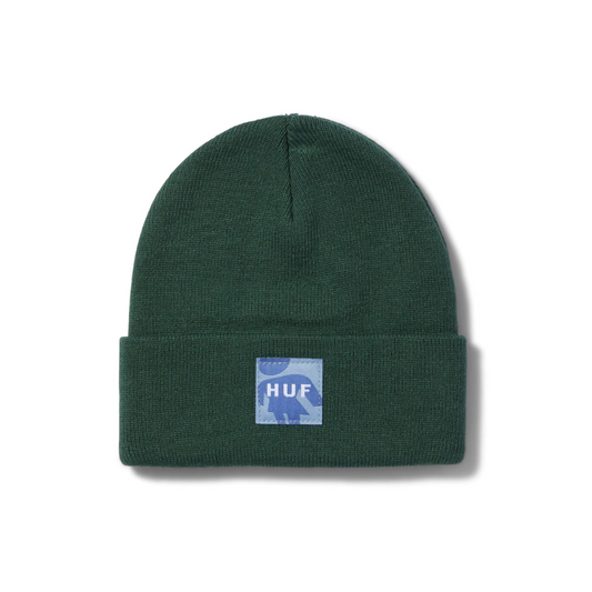 Huf x Girl OG LOGO BEANIE Forest greeen