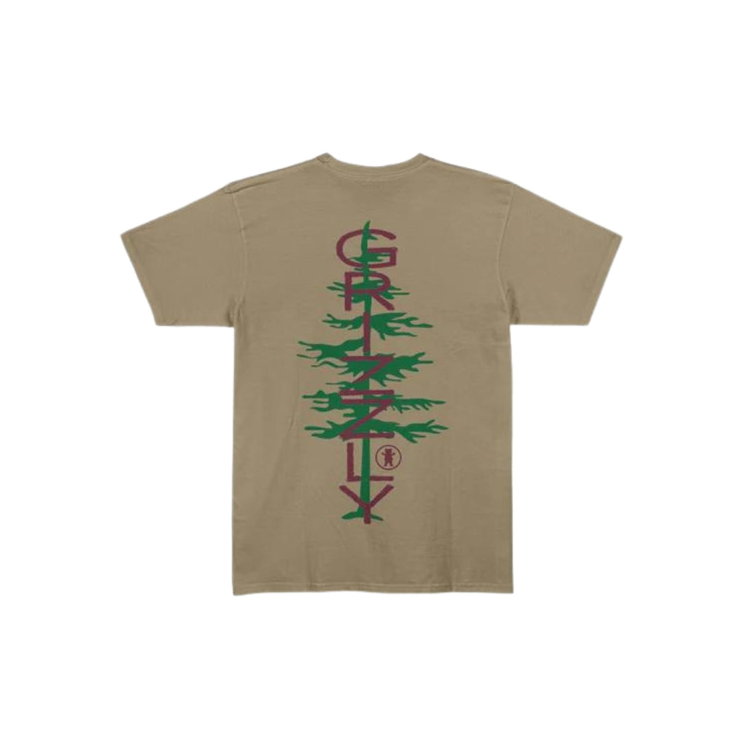 Polera Grizzly Tallest Tree SS Tee  Sand