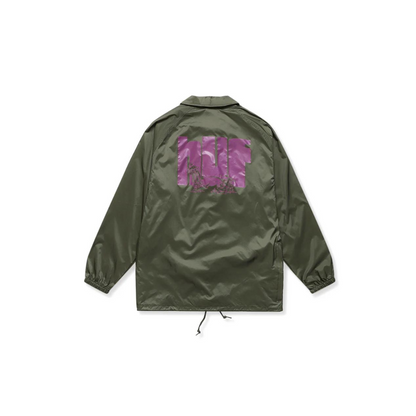 Jacket Huf HYDRATE ZIP COACHES  OLIVE