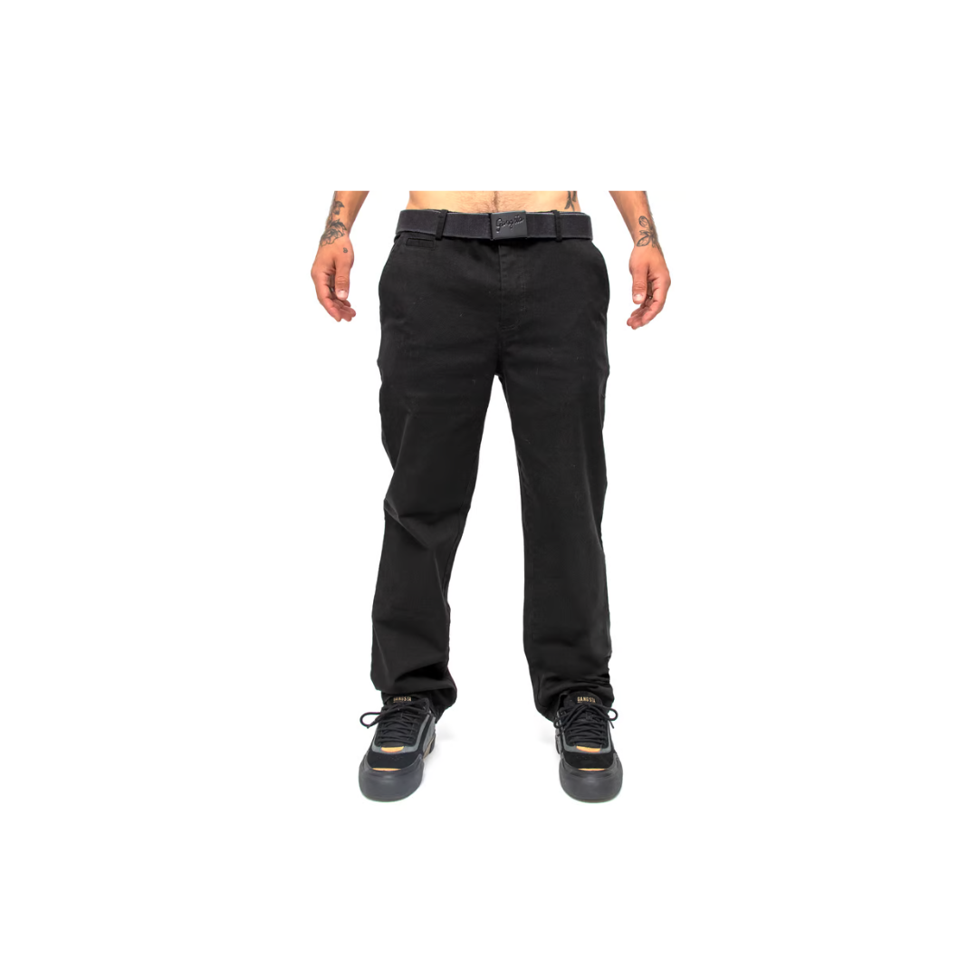 Pantalon Gangsta Chino Negro - 34