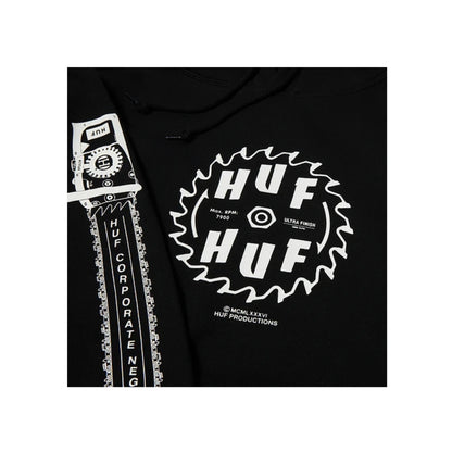 Poleron Huf BUZZKILL P/O HOODIE Black