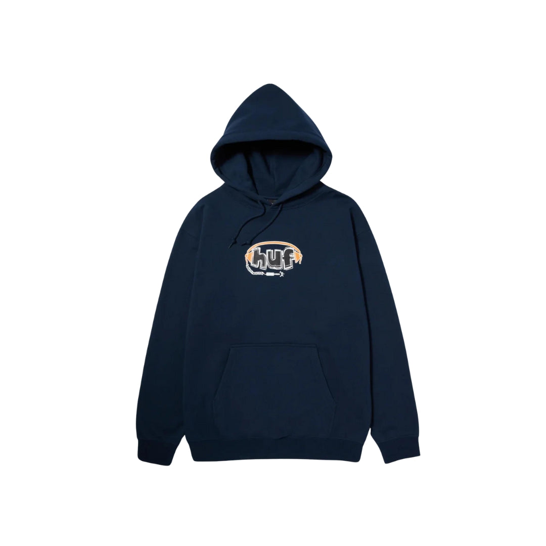 Poleron Huf PLUG ME IN P/O HOODIE Navy