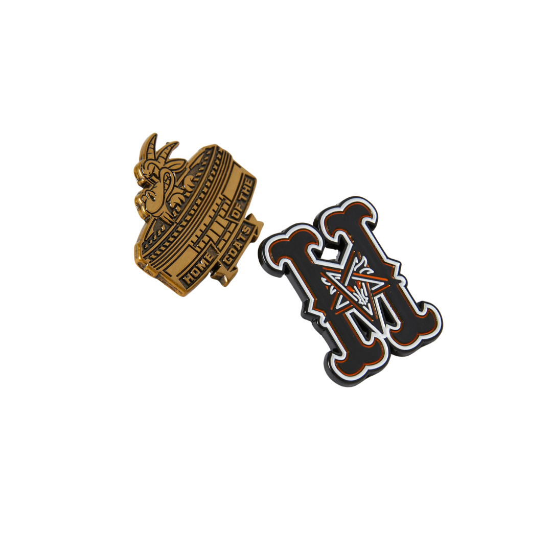 huf x Thrasher stadium pin set