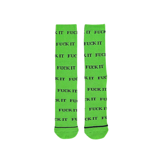 Huf FUCK IT SOCK Green