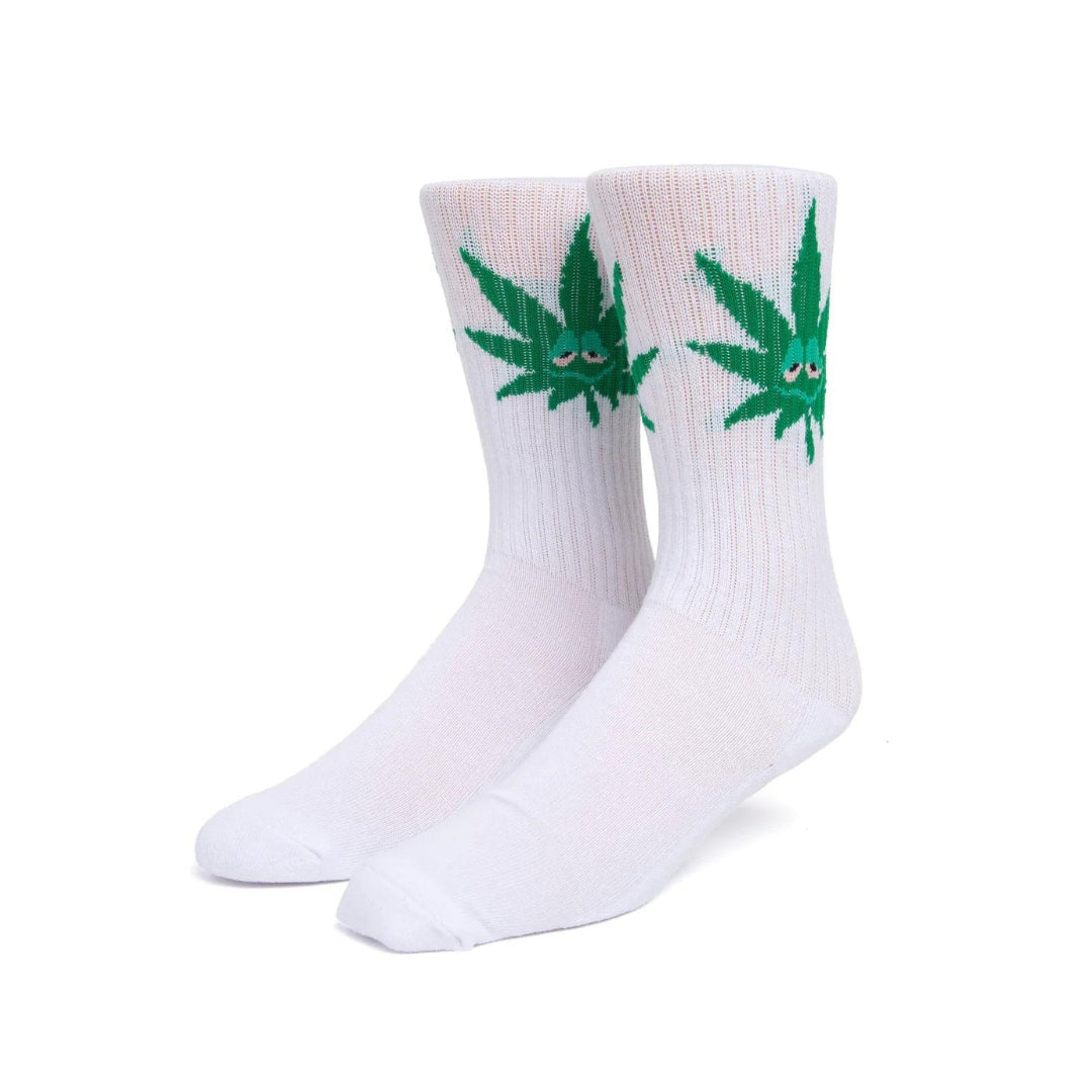 Huf GREEN BUDDY SPOTLIGHT SOCK White