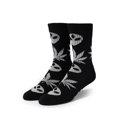 Calceta Huf x alien labs  crew socks black