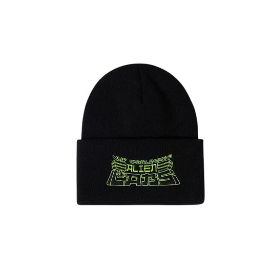 HUF X Alien labs BEANIE  BLACK