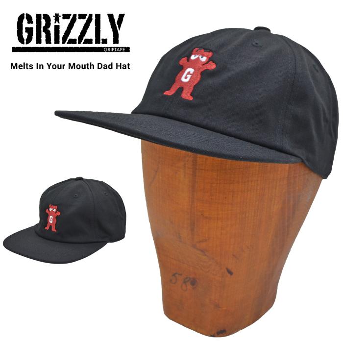 Jockey Grizzly  Melts In Your Mouth Dad Hat Black