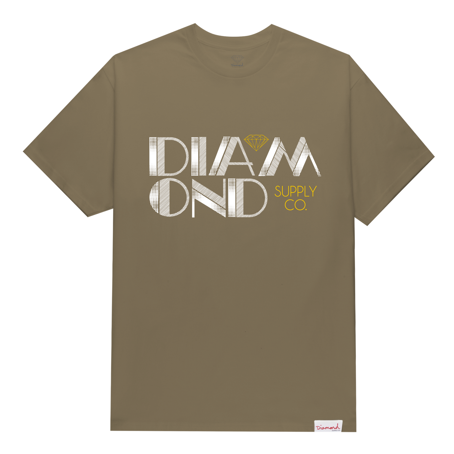 Polera Diamond Supply Retro Tone Prarie Dust