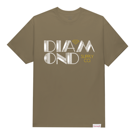 Polera Diamond Supply Retro Tone Prarie Dust