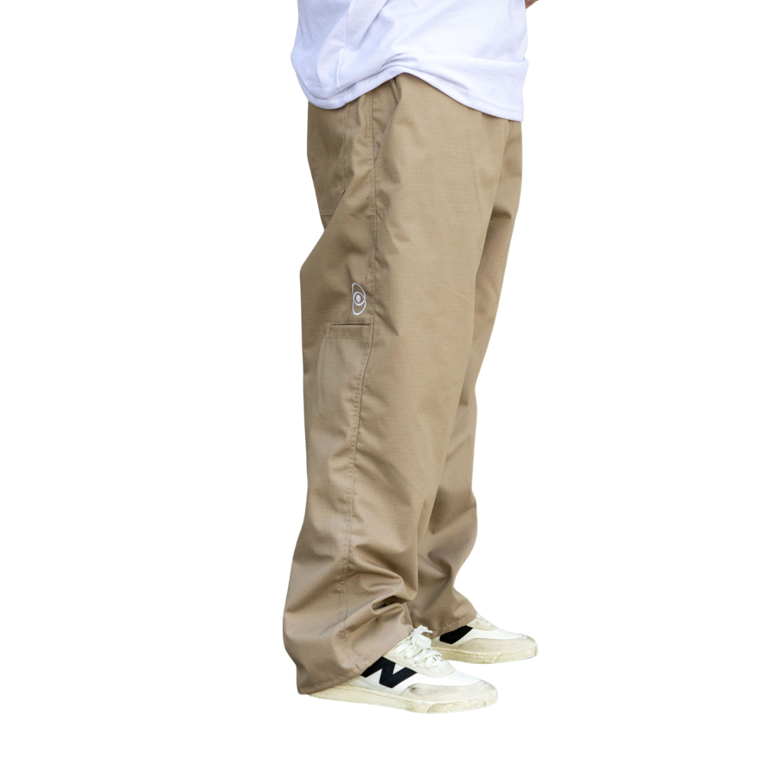 Pantalón Baggy Pant Centro Brand Beige