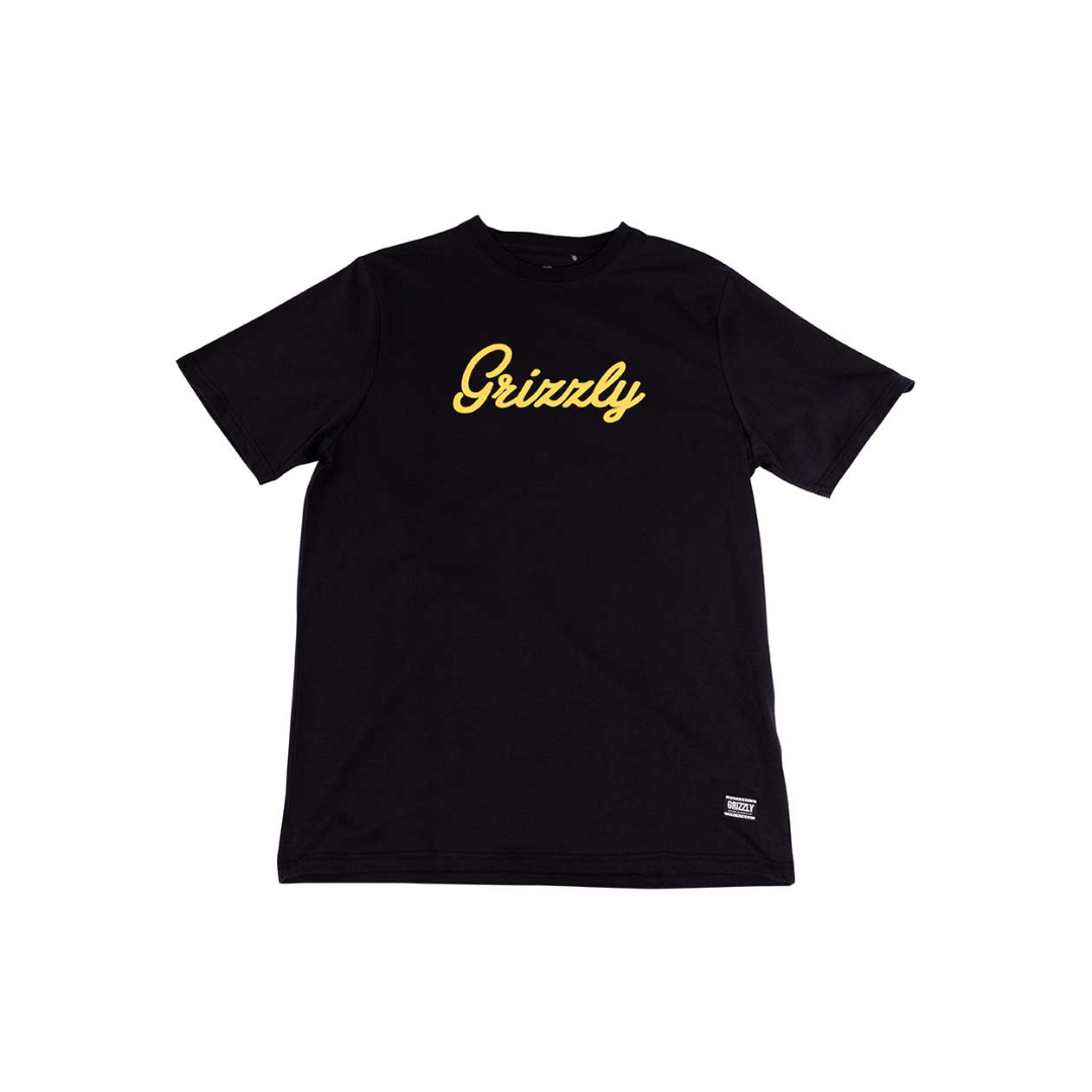 Polera Grizzly Griptape PRINT SCRIPT Black