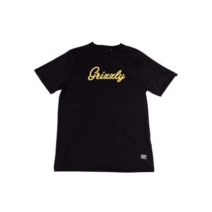 Polera Grizzly Griptape PRINT SCRIPT Black
