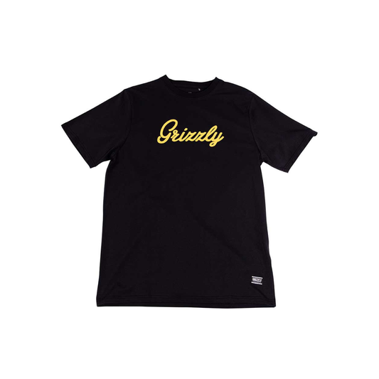 Polera Grizzly Griptape PRINT SCRIPT Black