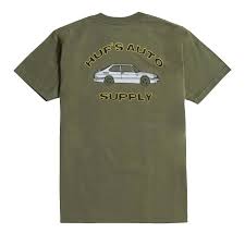 Polera HUF CHOP SHOP S/S POCKET TEE OLIVE