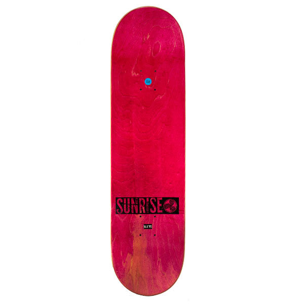 Tabla Sunrise Logo Letras Black purple Foil 8.375×32 OG Shape