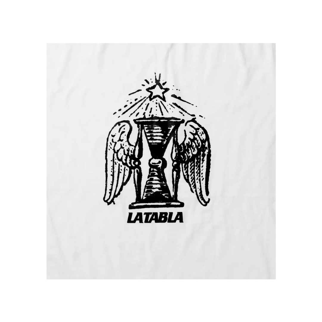Polera La tabla Reloj  Blanca