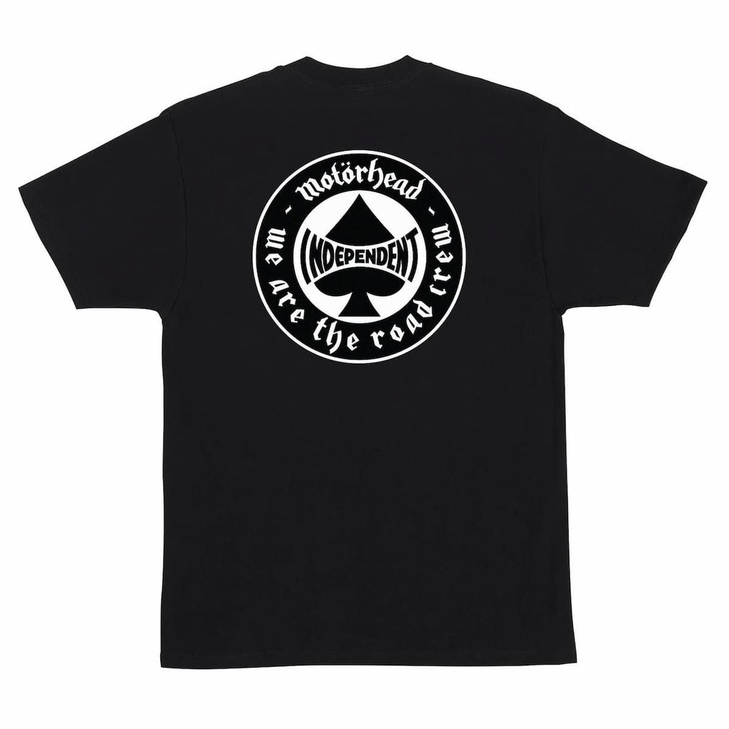 Polera Independent x Motorhead Spade Negra