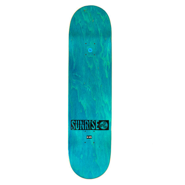 Tabla Sunrise Logo Letras Black gold Foil 8.125×32 OG Shape