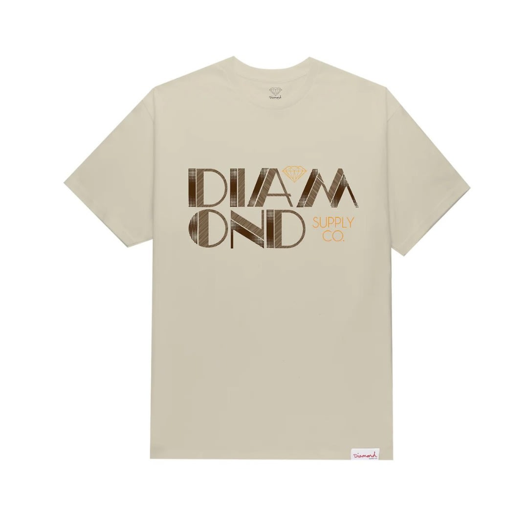 Polera Diamond Supply Retro Tone Sand - XXL