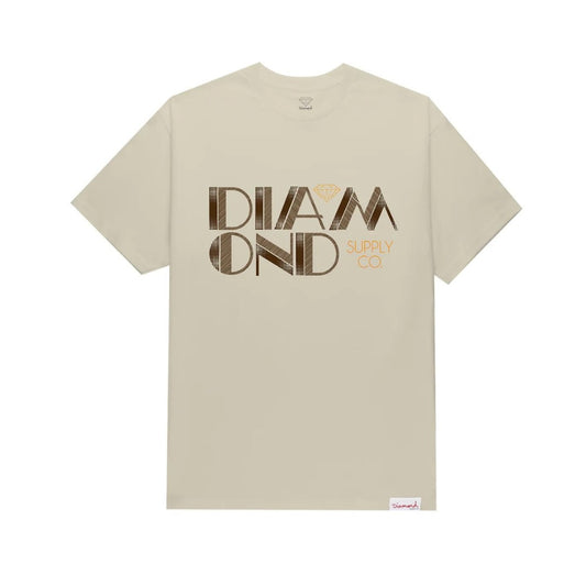 Polera Diamond Supply  Retro Tone Sand