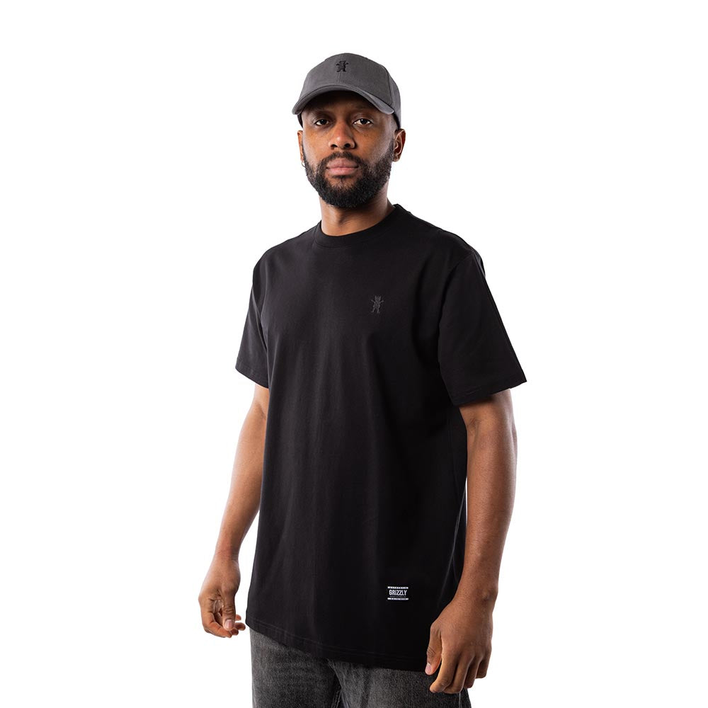 Polera Grizzly Og bear embroidered Black black