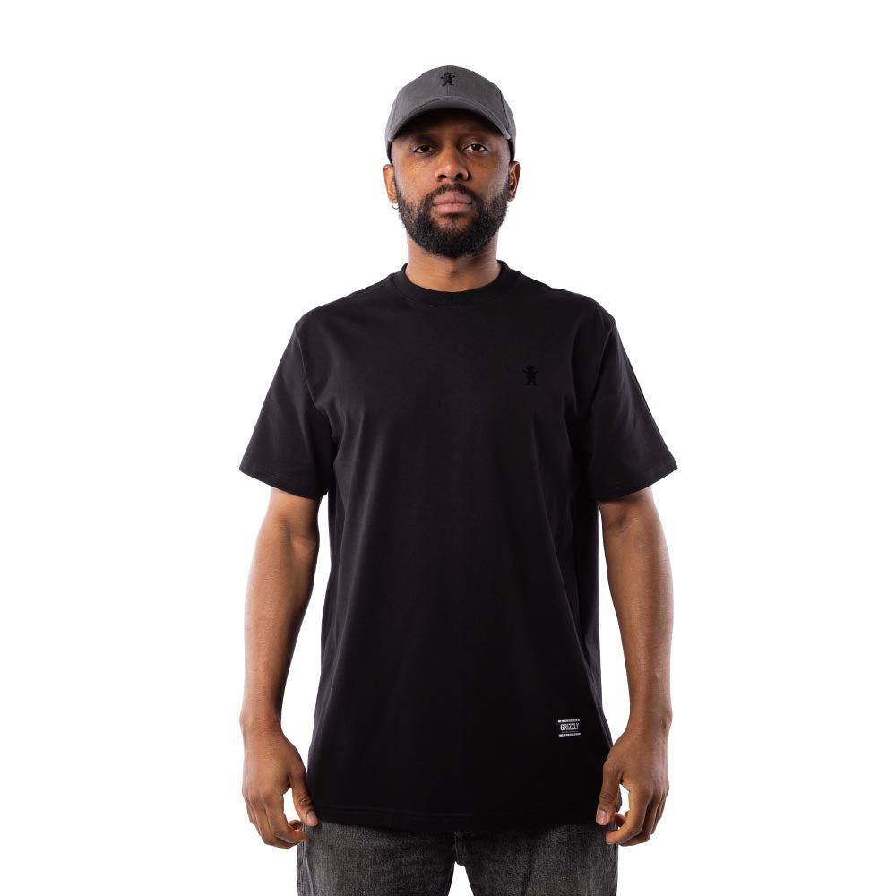 Polera Grizzly Og bear embroidered Black black