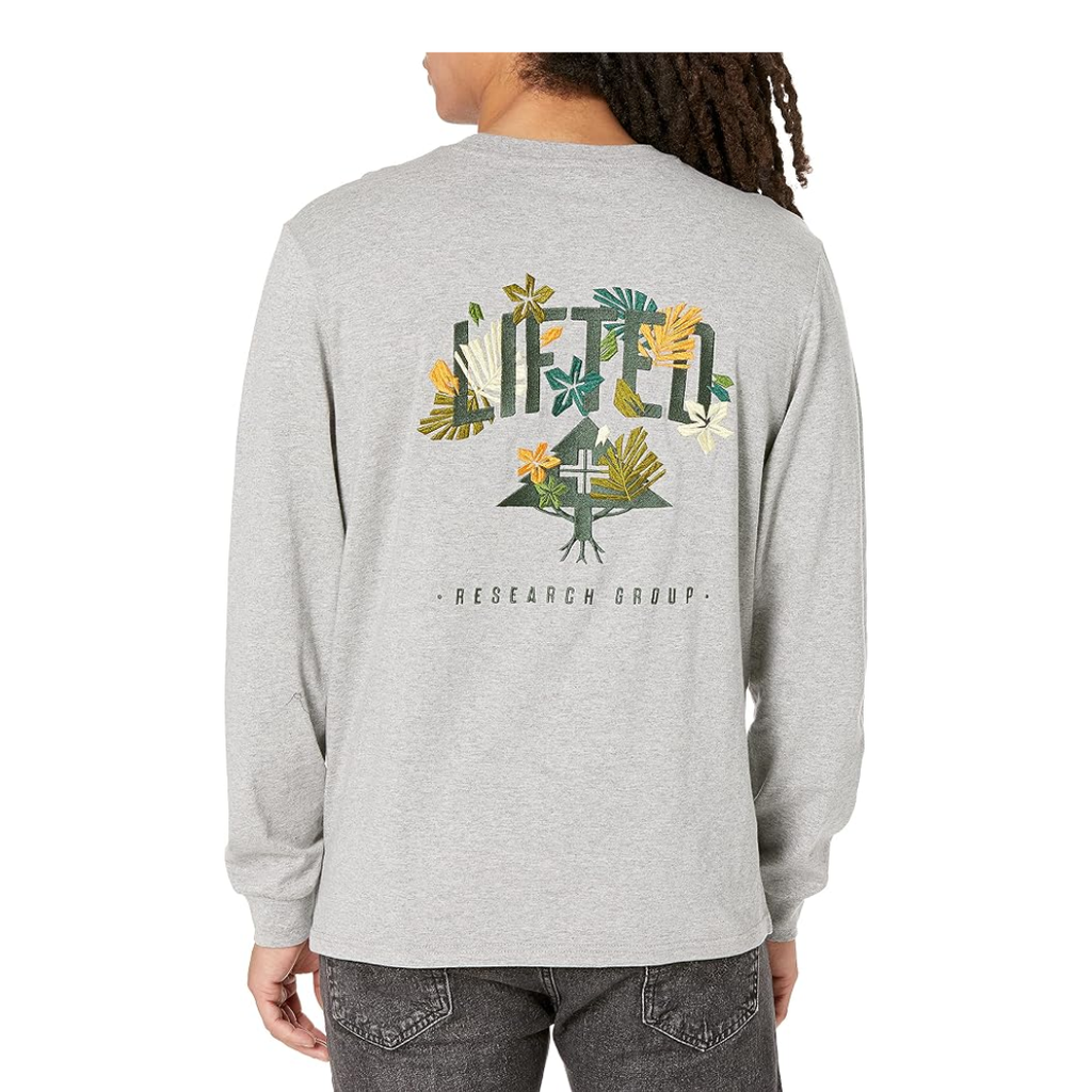 Polera Manga larga Lrg grey heather  L