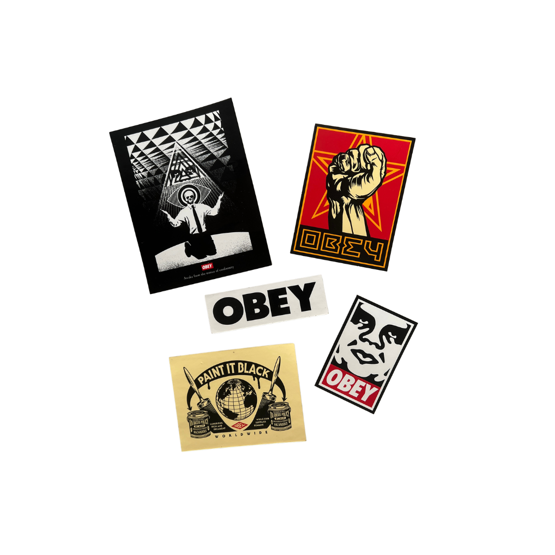 Pack stickers OBEY