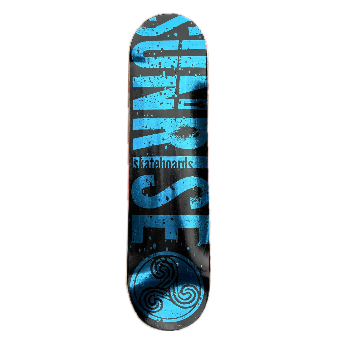 Tabla Sunrise Logo Letras Black blue Foil 8.0×32 OG Shape