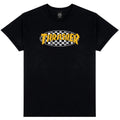 Polera Thrasher mag Checkered Oval Black
