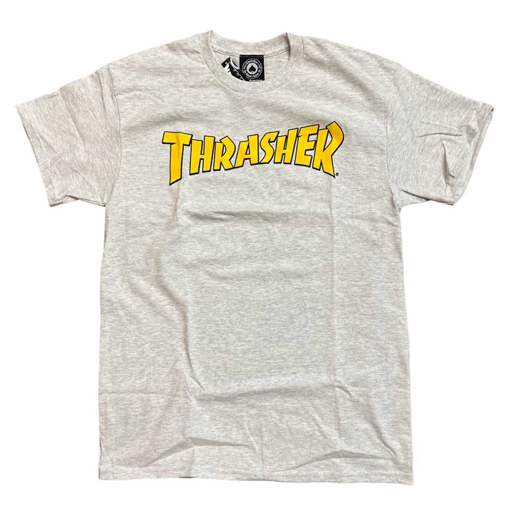 Polera Thrasher  Cover Logo Ash 