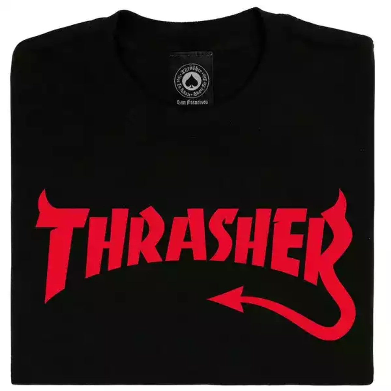 Polera Thrasher Diablo Black